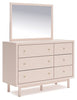 Wistenpine Dresser and Mirror image