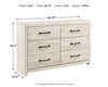 Cambeck Dresser and Mirror
