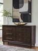 Dantenton Dresser and Mirror