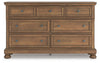 Feddinger Dresser and Mirror