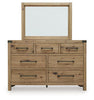 Ridgester Dresser and Mirror