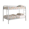 Morgan Twin Over Twin Bunk Bed Black & White