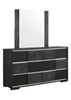 Blacktoft Rectangle Dresser Mirror Black