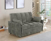 Cotswold Tufted Cushion Sleeper Sofa Bed Light Grey & Dark Grey
