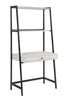 Pinckard 1-drawer Ladder Desk Grey Stone and Black