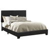 Dorian Upholstered California King, E.King, & Queen Bed Black, Brown, & Grey image
