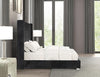 Cadwell E.King, Queen, & Full Bed White, Gray, & Black