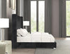 Cadwell E.King, Queen, & Full Bed White, Gray, & Black
