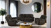 Dionysus Manual Reclining Sofa Brown