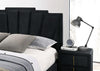 FLORIZEL Cal.King, E.King & Queen Bed, Black & Red