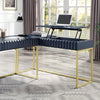 FREIBURG Corner Desk, Antique Blue