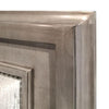 Golva E.King & Queen Bed White & Silver