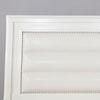 Golva E.King & Queen Bed White & Silver