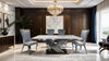 Basilicata Gold Chair (2/CTN) White, Gray, & Black