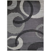 Blitar Brown Black, Brown Cream, & Gray 5' X 7' Area Rug
