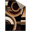 Blitar Brown Black, Brown Cream, & Gray 5' X 7' Area Rug