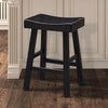 Biasca 24" Stool (2/CTN) White, Brown, & Black