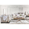 Benigno Love Seat Silver & Gray