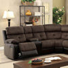 Hadley II Brown/Black Sectional w/ 2 Consoles image