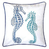 Lorrie Blue 20" X 20" Pillow, Blue