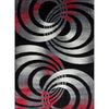 Serang Gray/Red 5' X 7' Area Rug