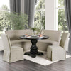 NERISSA Antique Black Round Table, Antique Black