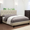 LEEROY Queen & Twin Bed Ivory & Gray