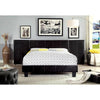 Winn Park Cal.King, E.King, Twin, & Full Bed Chrome, Gray, Brown, & Chrome