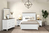Pinetop Twin & Full Bed White & Blue