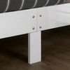 MAGDEBURG Cal.King Bed, Black & White