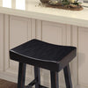 Biasca 24" Stool (2/CTN) White, Brown, & Black