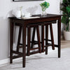 Elinor Bar Table Set Cherry & Green