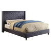 Anabelle E.King Bed Purple & Natural