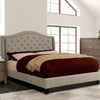Carly Cal.King, E.King, Full, & Queen Bed Grey & Brown