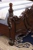 Francione Bed Chrome & Cherry