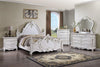 Francione Bed Chrome & Cherry