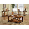BOZEMAN Antique Oak 3 Pc. Table Set
