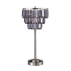 Meg Black/Chrome Table Lamp