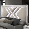 Emmeline Bed Silver & White