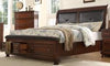 Galaxy Home Austin King Storage Bed in Dark Walnut GHF-808857715722