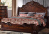 Galaxy Home Bombay Queen Panel Bed in Warm Cherry GHF-808857782403