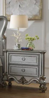 Galaxy Home Destiny 2 Drawer Nightstand in Silver GHF-808857747747