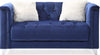 Galaxy Home Russell Loveseat in Navy GHF-733569301959