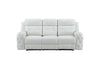Power Reclining Sofa Blanche White image