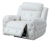 Power Recliner Blanche White image