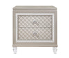 Paris Nightstand With Acrylic Legs Champagne image