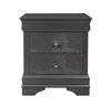 Pompei Metallic Grey Nightstand image