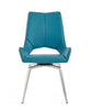 Turquoise Swivel Dining Chairs image