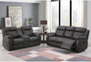 U8517 GREY RECLINING SOFA/CONSOLE RECLINING LOVESEAT image