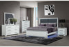 ANDROS SILVER FULL BED W/LED image